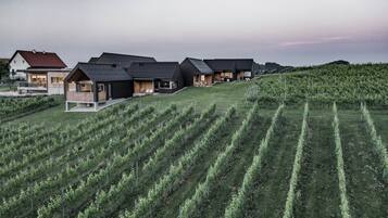 Exclusive-Chalet, Blick auf den Weinberg | Terrasse/Patio