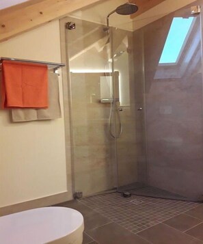 Shower, hair dryer - Richter 2 Comfortable holiday residence (Wackersberg)