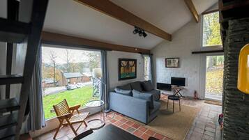 TV, fireplace, DVD player