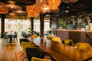 Sala de estar en el lobby