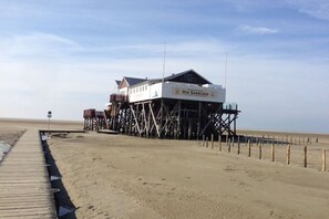 Accommodatie ligt op het strand