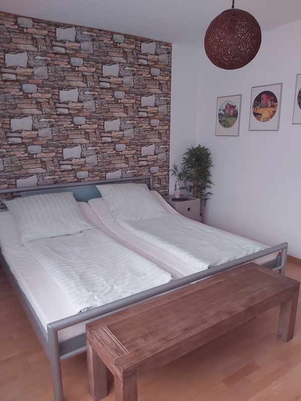 1 bedroom, iron/ironing board, Internet, bed sheets
