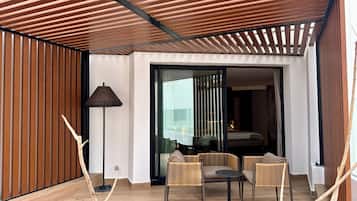 Phòng Deluxe, 1 giường cỡ king, hiên | Hiên
