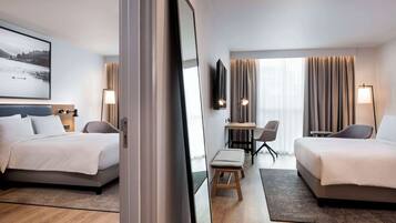 Family Room, Non Smoking, Connecting Rooms | In-room safe, desk, laptop workspace, blackout drapes