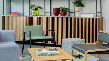 Sitteområde i lobbyen