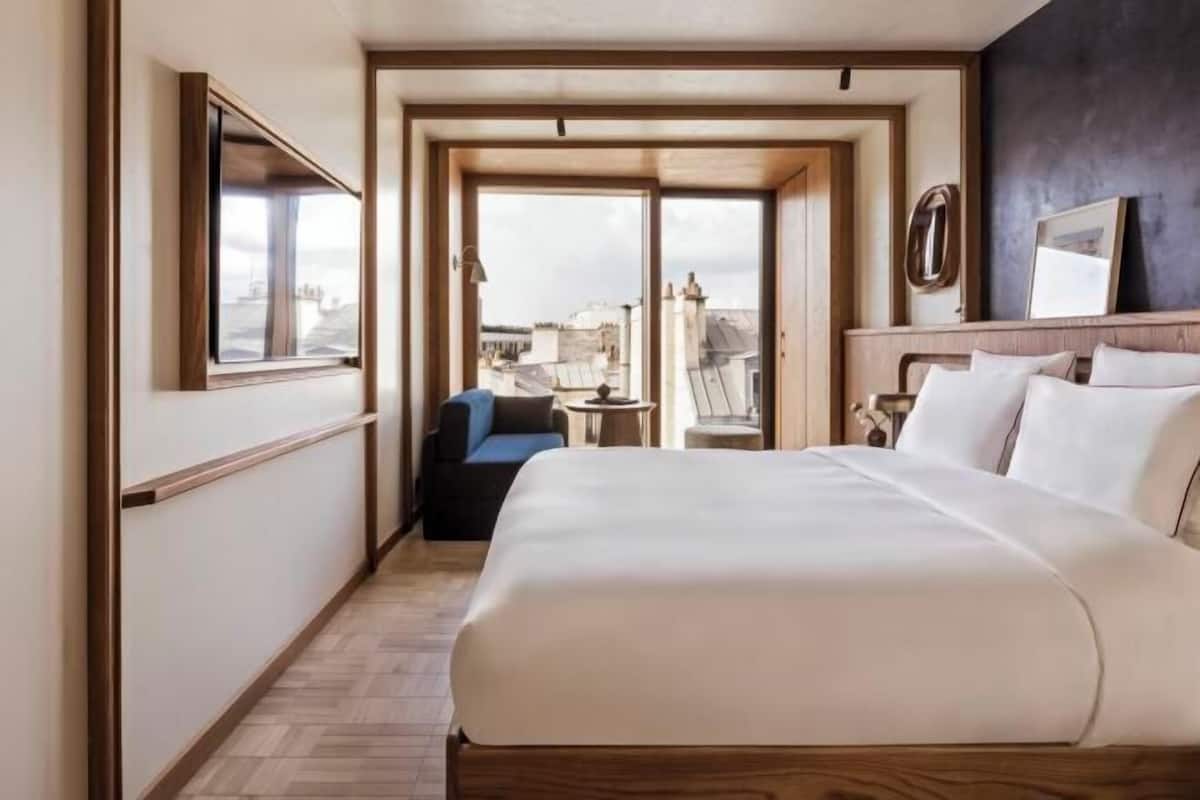 1 dormitori, minibar, caixa forta a l'habitació i cortines opaques