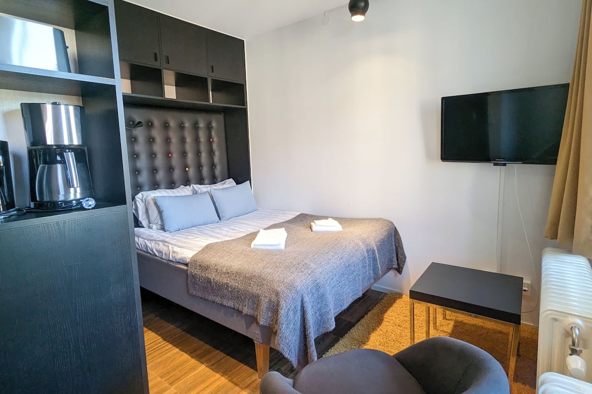 Standaard studio | 1 slaapkamer, hypoallergeen beddengoed, een strijkplank/strijkijzer