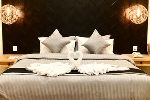 Chambres insonorisées, fer et planche à repasser, Wi-Fi gratuit