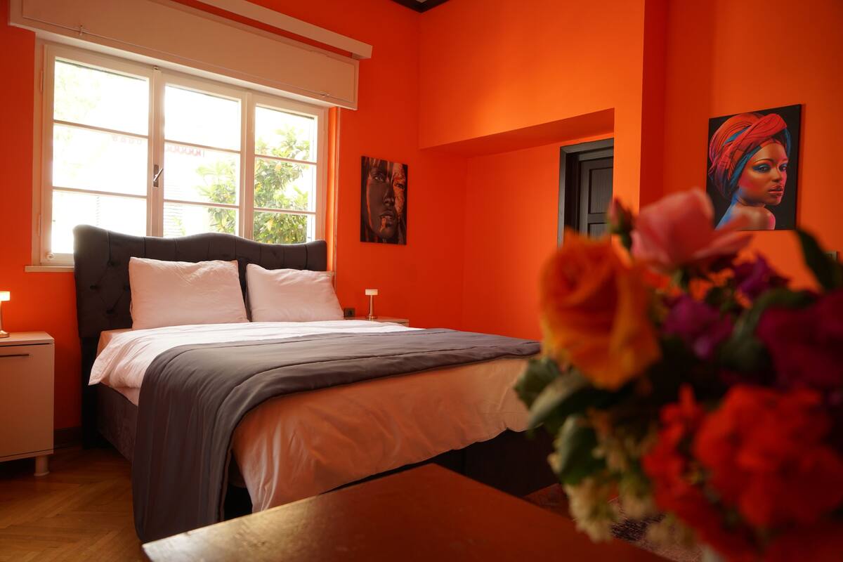 Suíte luxo | 1 quarto, roupas de cama de algodão egípcio, roupas de cama premium