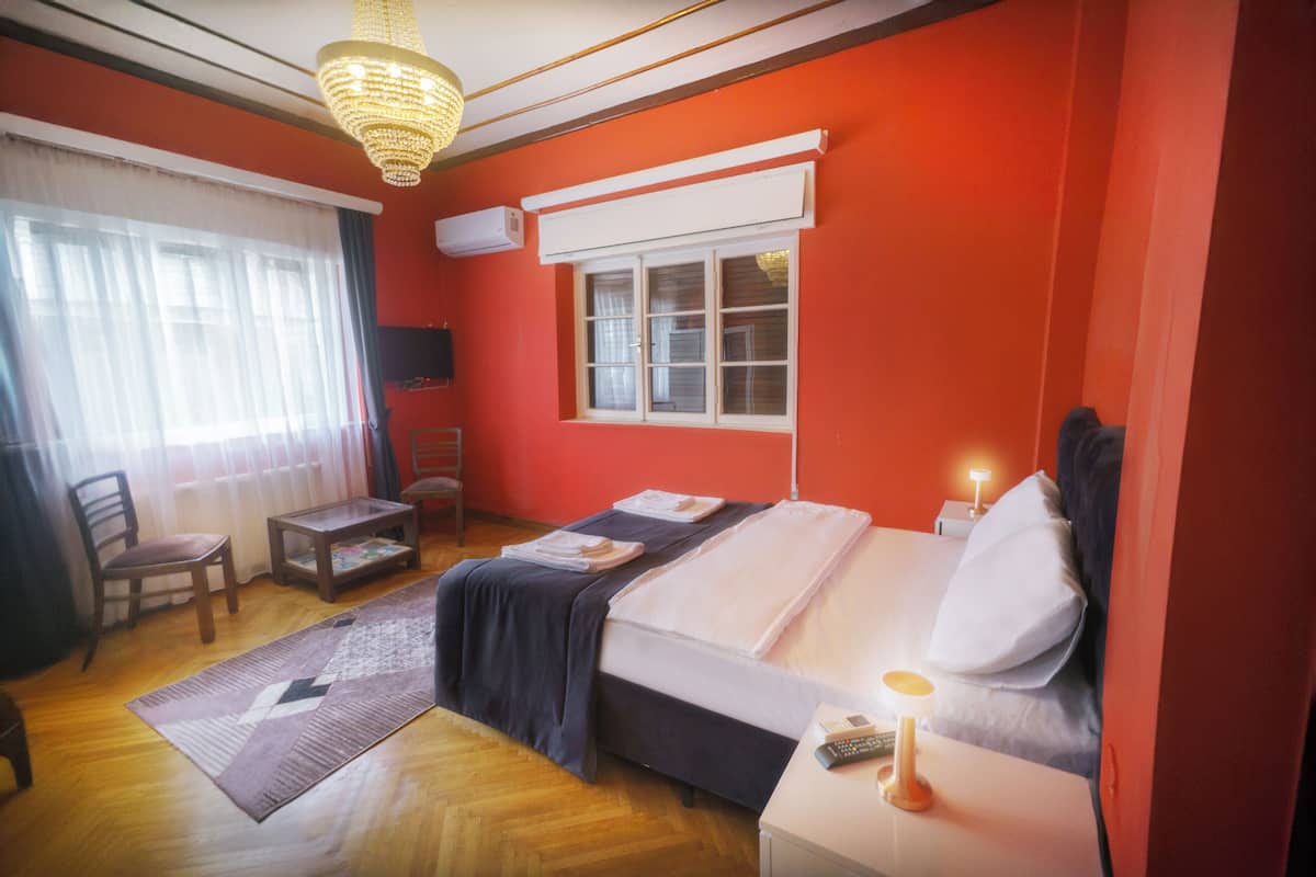 Quarto superior, vista para o mar | 1 quarto, roupas de cama de algodão egípcio, roupas de cama premium