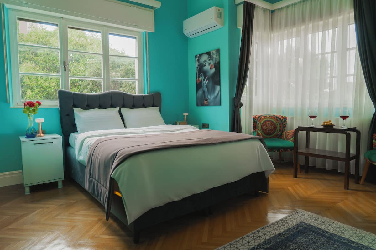 Suíte luxo | 1 quarto, roupas de cama de algodão egípcio, roupas de cama premium