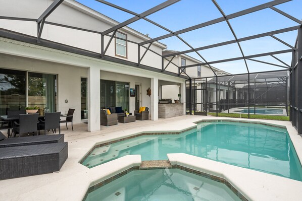 Una piscina climatizada