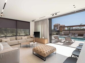 Villa Exclusive, 6 chambres, piscine privée | Coin séjour