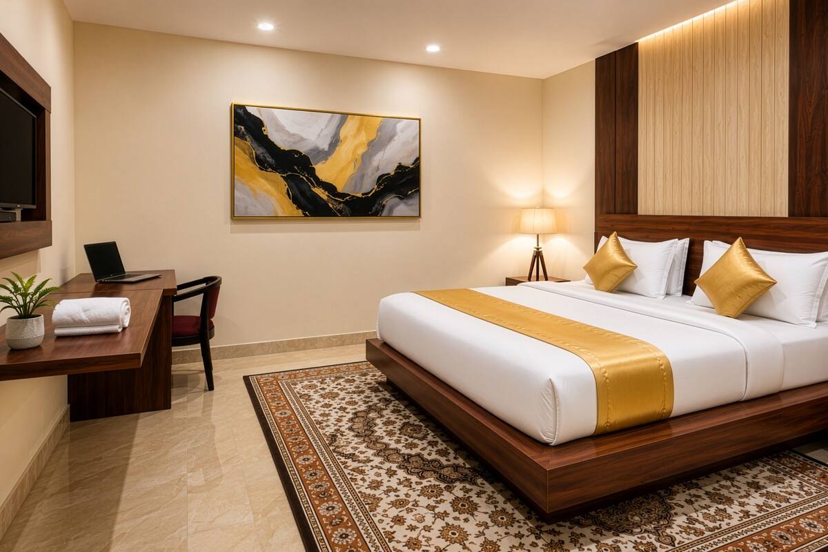 Habitación Deluxe doble | Sábanas de algodón egipcio y ropa de cama de alta calidad