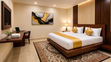 Egyptian cotton sheets, premium bedding, down duvets, pillow-top beds