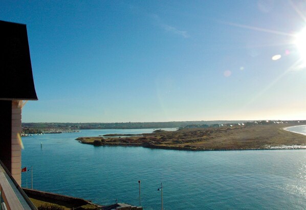 Udsigt fra overnatningsstedet