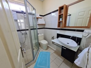Shower, hair dryer, towels, soap - Le Mirage Cozy Beach Apartment, 5 min walk to the beach. Enjoy sunset view (Flic en Flac)