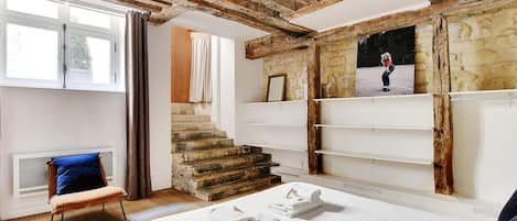 1 chambre, lit de bébé portatif, Wi-Fi, literie fournie