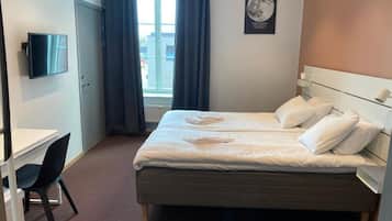 Economy kamer, 1 twee- of 2 eenpersoonsbedden | Geluiddichte muren, gratis wifi, beddengoed