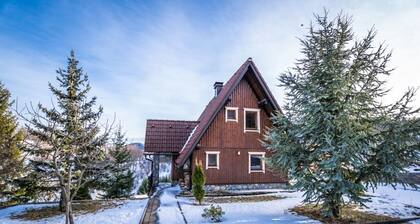 A cozy chalet with large backyard and a spaces for socializing