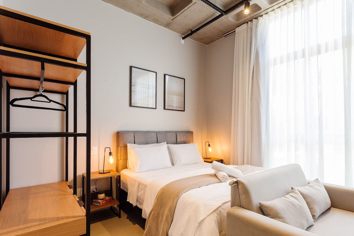 Appartement | 1 chambre, fer et planche à repasser, Wi-Fi gratuit