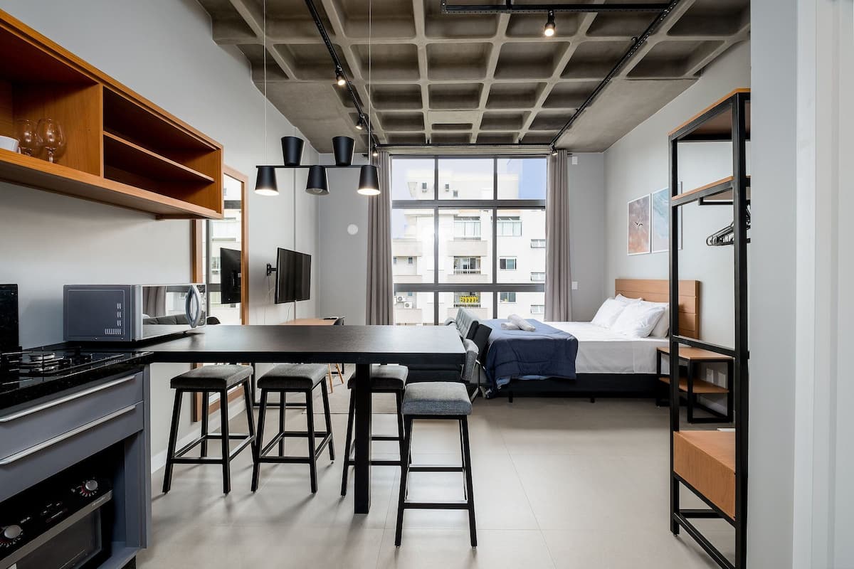 Appartement | 1 chambre, fer et planche à repasser, Wi-Fi gratuit