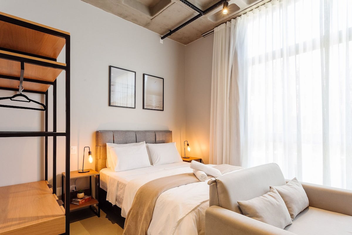 Appartement | 1 chambre, fer et planche à repasser, Wi-Fi gratuit