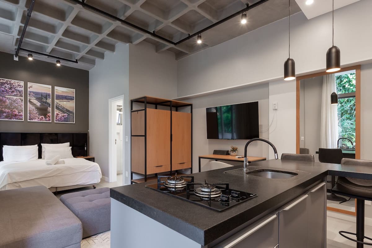 Studio | 1 chambre, fer et planche à repasser, Wi-Fi gratuit