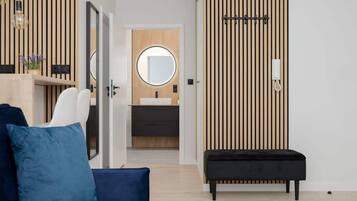 1 bedroom, iron/ironing board, travel crib, WiFi