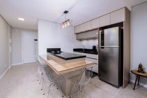 Studio | Cuisine privée | Réfrigérateur, cafetière/bouilloire, blender