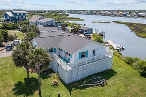 Exterior - Helluva View #161 Sound Front, Boat Dock & Launch, Dog Friendly, & more! (North Topsail Beach)