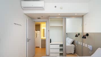 Departamento básico | 1 habitación, tabla de planchar con plancha, wifi gratis y ropa de cama