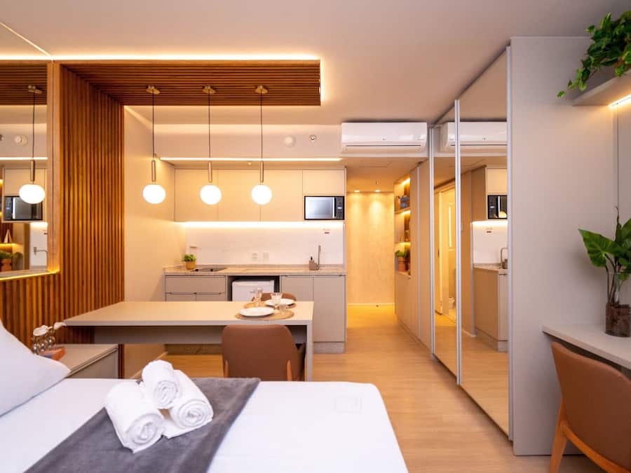 Estúdio básico | Ferros/tábuas de passar roupa, Wi-Fi de cortesia, roupa de cama