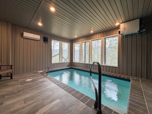 Indoor pool, a heated pool