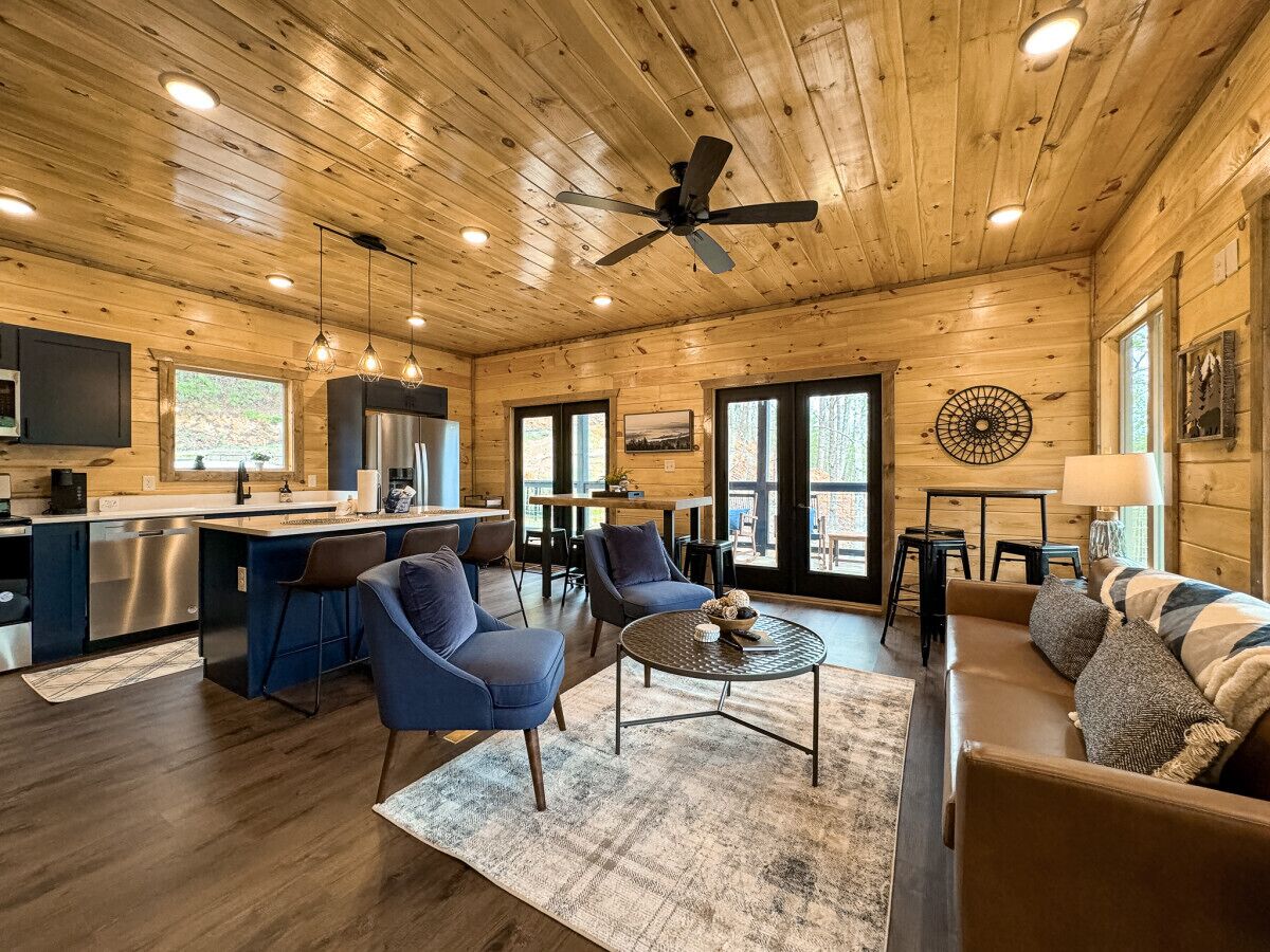 TV, fireplace, foosball