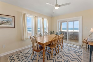 Dining - Everlasting Moon: Oceanfront | Remodeled | Pets OK (Rodanthe)