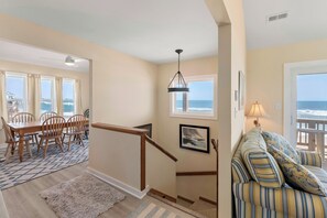 Interior - Everlasting Moon: Oceanfront | Remodeled | Pets OK (Rodanthe)
