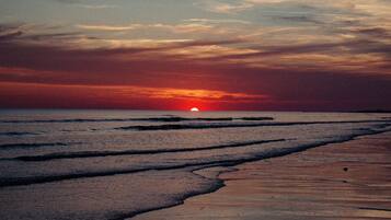 Beach nearby, white sand