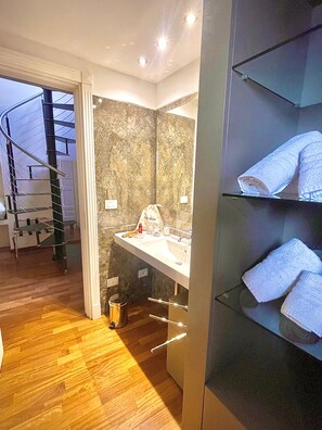 Suite Arancio, Vista Citta | 2 quartos, roupas de cama de algodão egípcio, roupas de cama premium