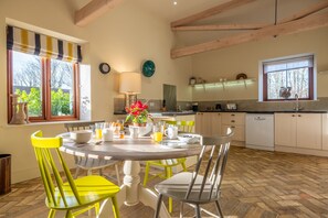 Microwave, dishwasher, highchair