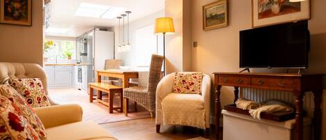 Televisor i llar de foc