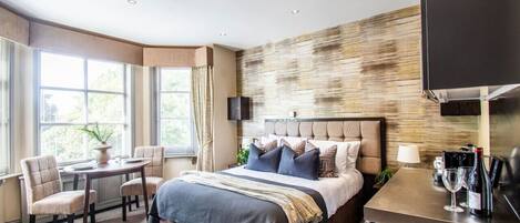 1 غرفة نوم ومكتب ومكواة/لوح كي وواي فاي