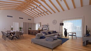 Televisio, videopelejä, pöytätennispöytä