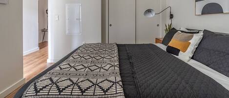 1 slaapkamer, een bureau, gratis wifi