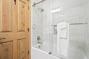 Hair dryer, towels