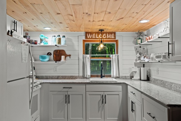 Want to dine in? You bring the food. Our kitchen is fully equipped