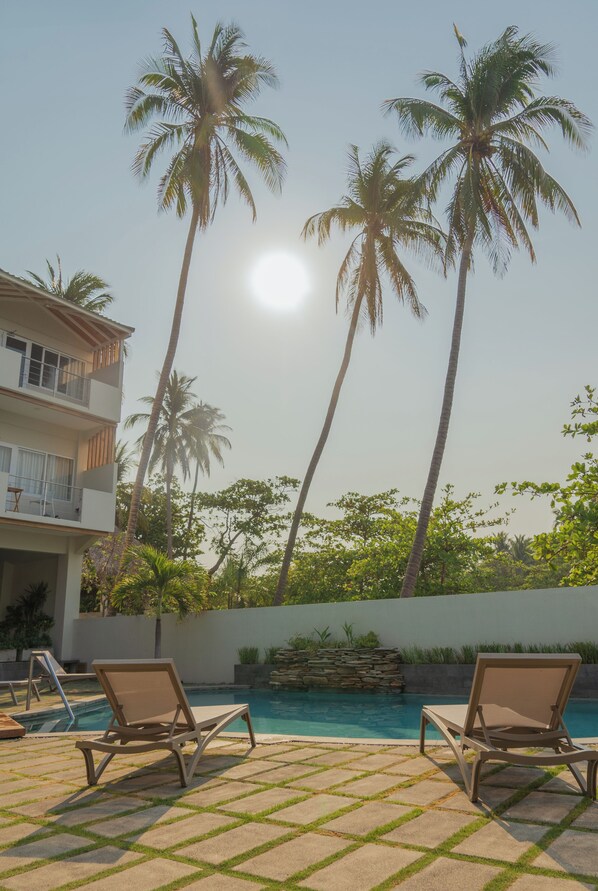 Fassade der Unterkunft