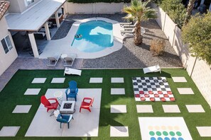 Pool - Desert Retreat with Life-sized Checkers and Twister, Pool, Spa & Ping-Ping! (Phoenix)