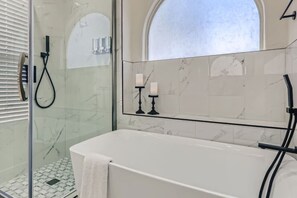 Hair dryer, towels