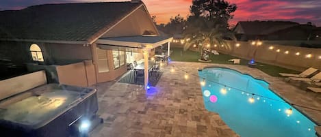 Una piscina climatizada